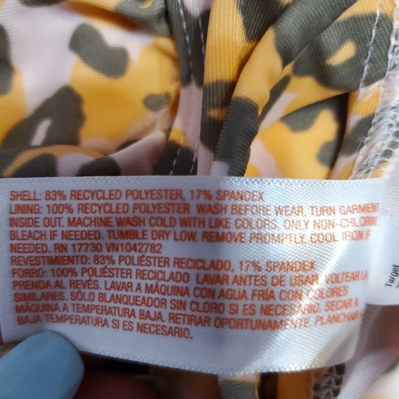 NWT Cat & Jack Toddler Girl's 2 PC Animal Print Tankini Swimsuit 2T - Picture 5 of 5